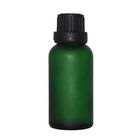 30ml Round Shape Green Frosted Glass Bottles For Essential Oils