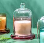Smokeless Home Fragrance Scented Candle Glass Bottle Bell Jar Soy Wax Scented Candles